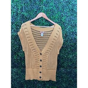 Mudd, Short Sleeve Knitted Blouse, Women’s Size M